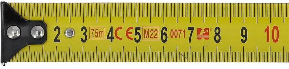 YATO UNIWERSALNA MIARA ZWIJANA MIARKA 8m x 25mm METRÓWKA Z BLOKADĄ YT-71073