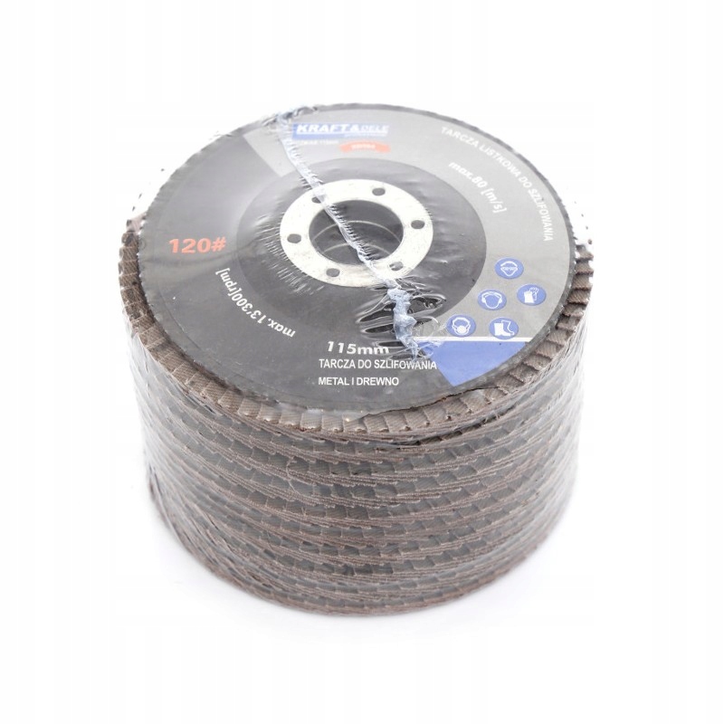 TARCZA LISTKOWA DO SZLIFOWANIA LAMELKOWA 115MM P60 KD961