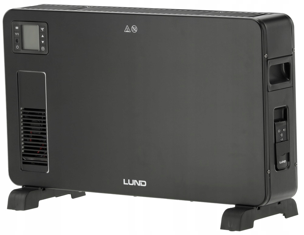 LUND GRZEJNIK ELEKTRYCZNY KONWEKTOROWY WENTYLATOR 2300W PANEL LCD 68652
