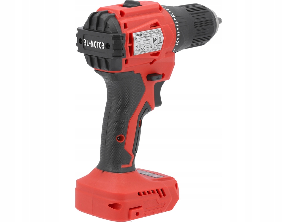 YATO WIERTARKA WKRĘTARKA AKUMULATOROWA BEZSZCZOTKOWA 18V 45NM YT-827790