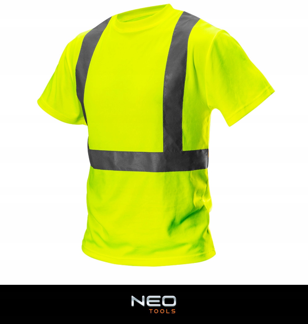 NEO KOSZULKA ODBLASKOWA T-shirt ostrzegawcza r. M