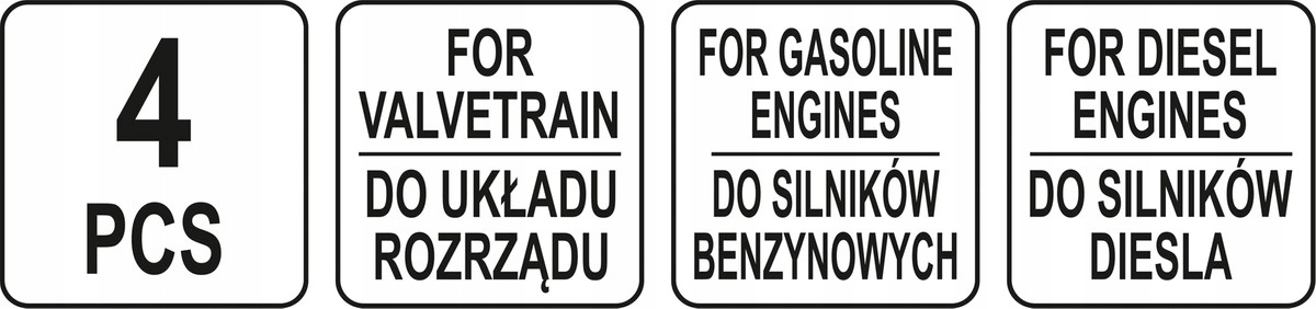 YATO KOMPLET ZESTAW BLOKAD ROZRZĄDU RENAULT DACIA DIESEL BENZYNA YT-06326
