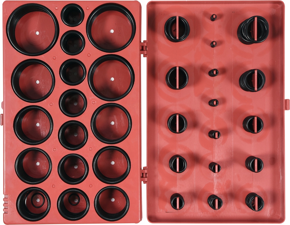 ORINGI USZCZELKI GUMOWE OLEJOODPORNE MIX ROZMIARÓW 419 SZTUK + WALIZKA