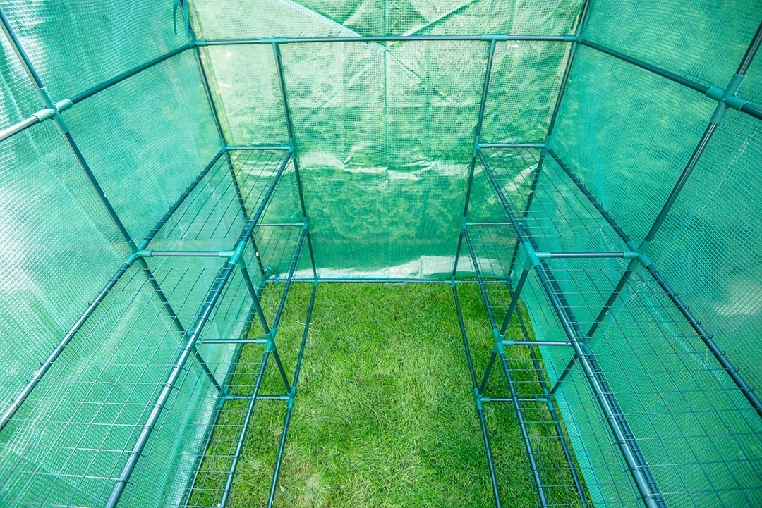 NEO SZKLARNIA FOLIOWA TUNEL 195x143x143cm OGRODOWA METALOWA KONSTRUKCJA
