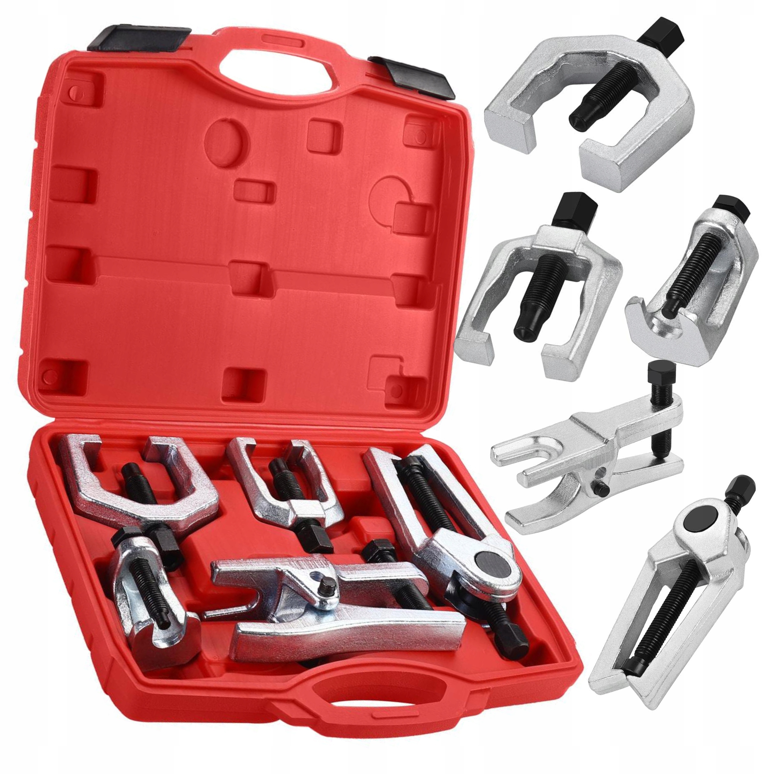 ZESTAW ŚCIĄGACZ SWORZNI KULISTYCH PRZEGUBÓW KOŃCÓWEK DRĄŻKA ŁOŻYSK KD12509