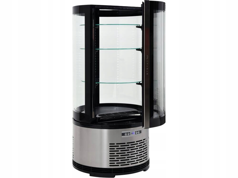 WITRYNKA CHŁODNICZA PRZESZKLONA OKRĄGŁA 48x103 CM