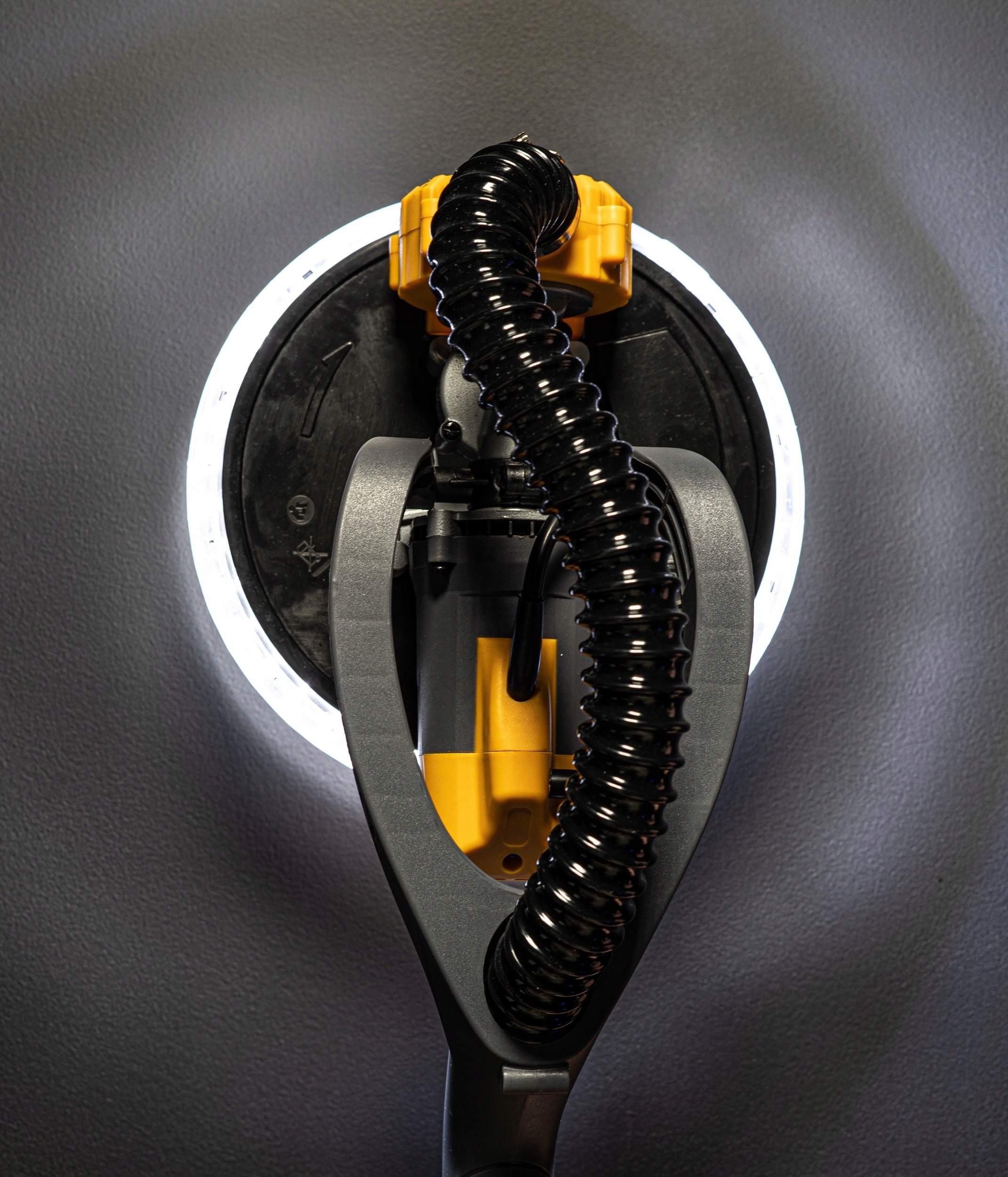 SZLIFIERKA DO GIPSU GŁADZI TYNKÓW 1500W ŻYRAFA LED POWERMAT +AKCESORIA