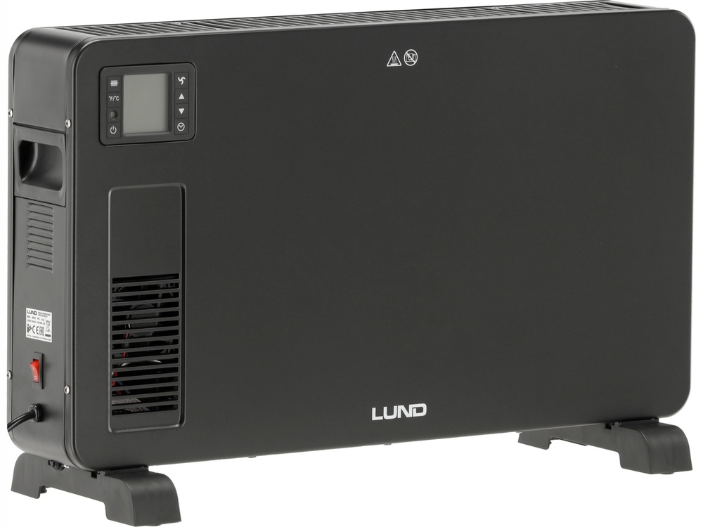 LUND GRZEJNIK ELEKTRYCZNY KONWEKTOROWY WENTYLATOR 2300W PANEL LCD 68652