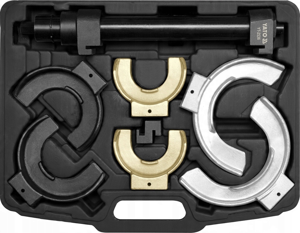 YATO ŚCIĄGACZ SPRĘŻYN TYPU MCPHERSON Z WYMIENNYMI UCHWYTAMI YT-2536