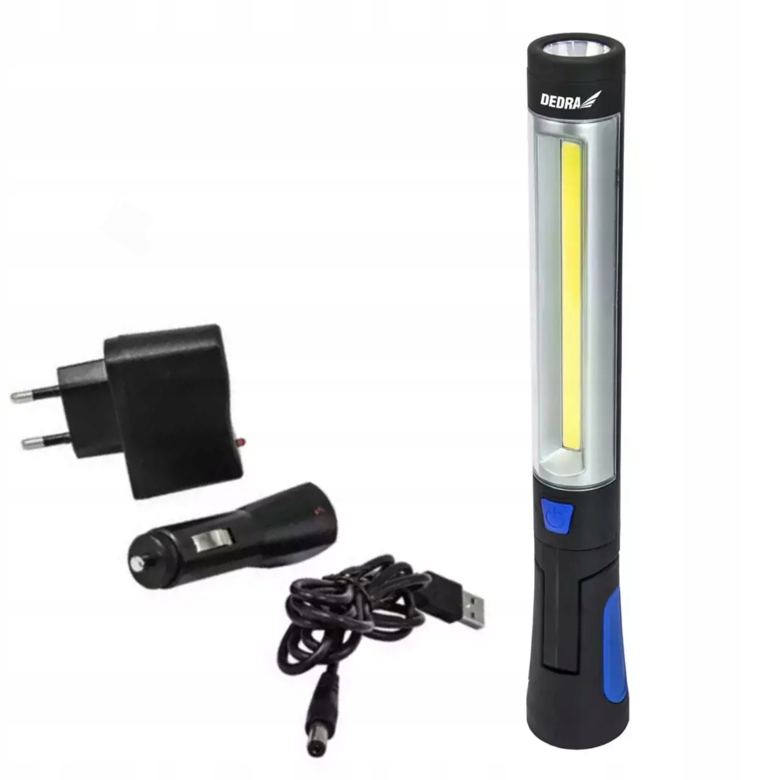 DEDRA L1023 LATARKA AKUM. COB LED 3W+3W + ZASILACZ