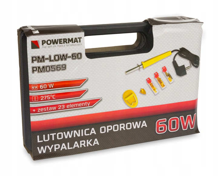 LUTOWNICA 60W WYPALARKA DO DREWNA PIROGRAF 23EL
