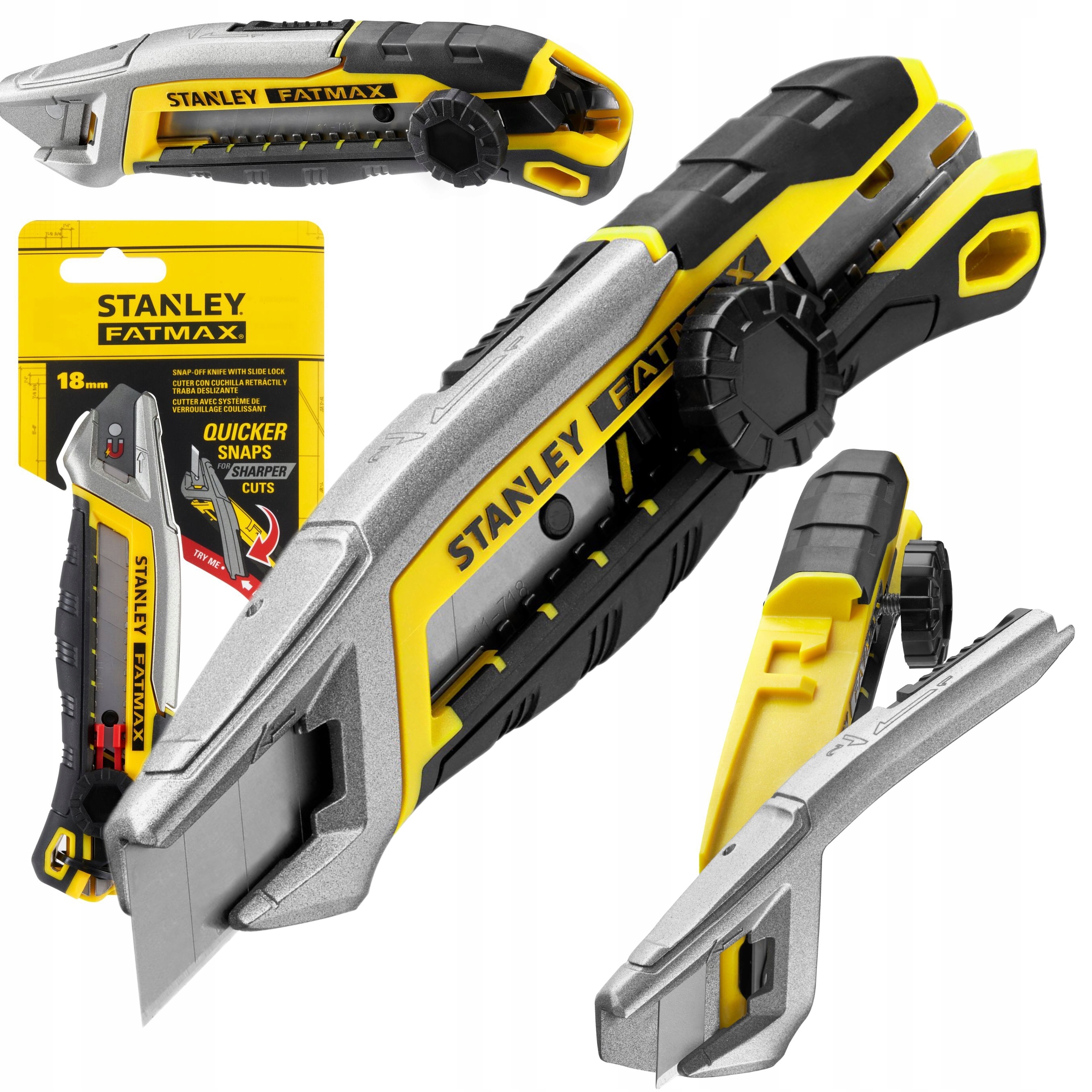 STANLEY NÓŻ ZINTEGROWANY SYSTEM OSTRZA BLOK ŚRUBOWA 18MM FATMAX FMHT10592