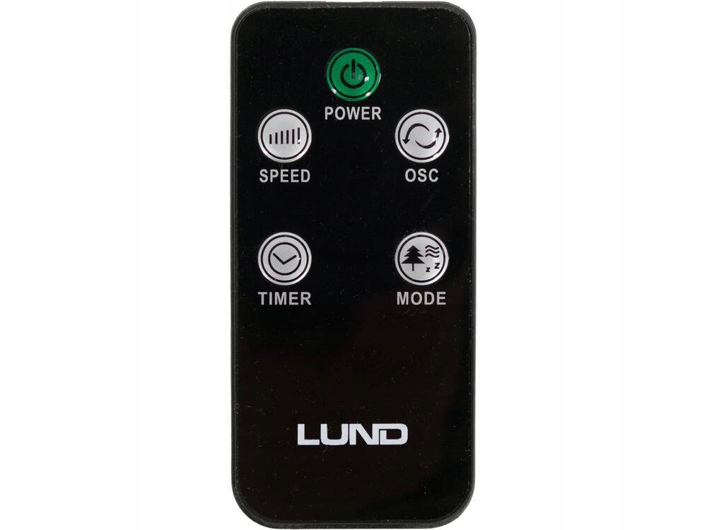 WENTYLATOR KOLUMNOWY LUND 95,5CM 50W WIATRAK PODŁOGOWY STOJĄCY LED +PILOT