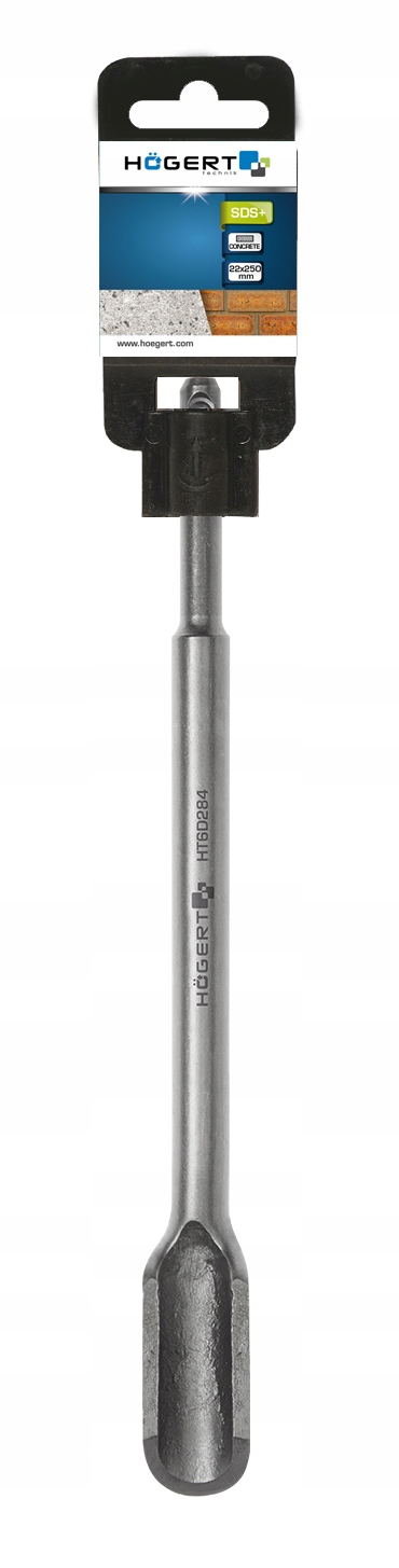 HOGERT DŁUTO DO BRUZDOWANIA SDS+ PLUS MŁOTOWIERTARKI 22x14x250mm HT6D284