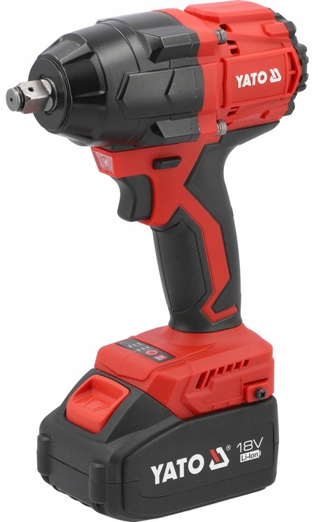 YATO KLUCZ UDAROWY AKUMUL. BEZSZCZOTKOWY 18V 800NM + 2x4Ah + TORBA +ADAPTER