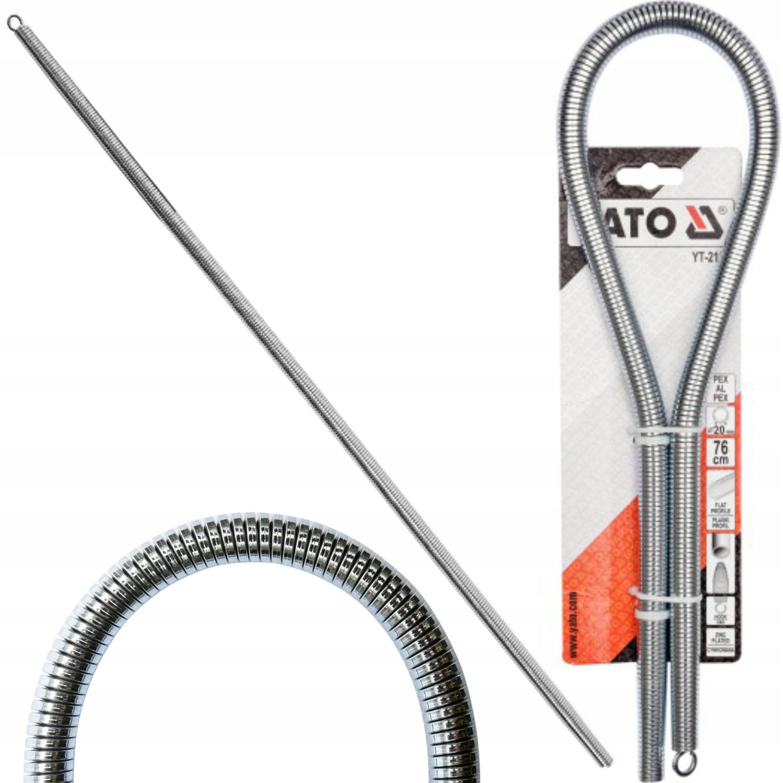 YATO SPRĘŻYNA WEWNĘTRZNA DO GIĘCIA RUR PEX 20MM YT-21851 YATO