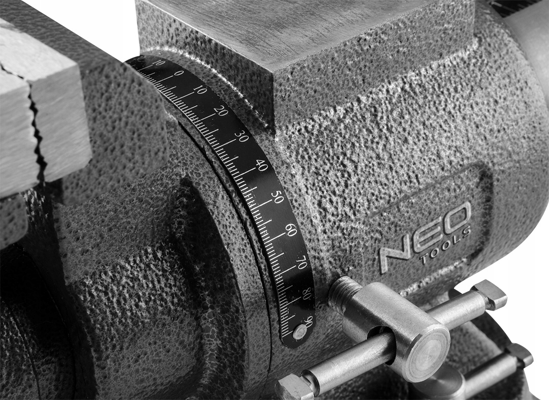 NEO IMADŁO ŚLUSARSKIE OBROTOWE ŻELIWNE 100MM 360ST DWIE OSIE KOWADŁO 35-030