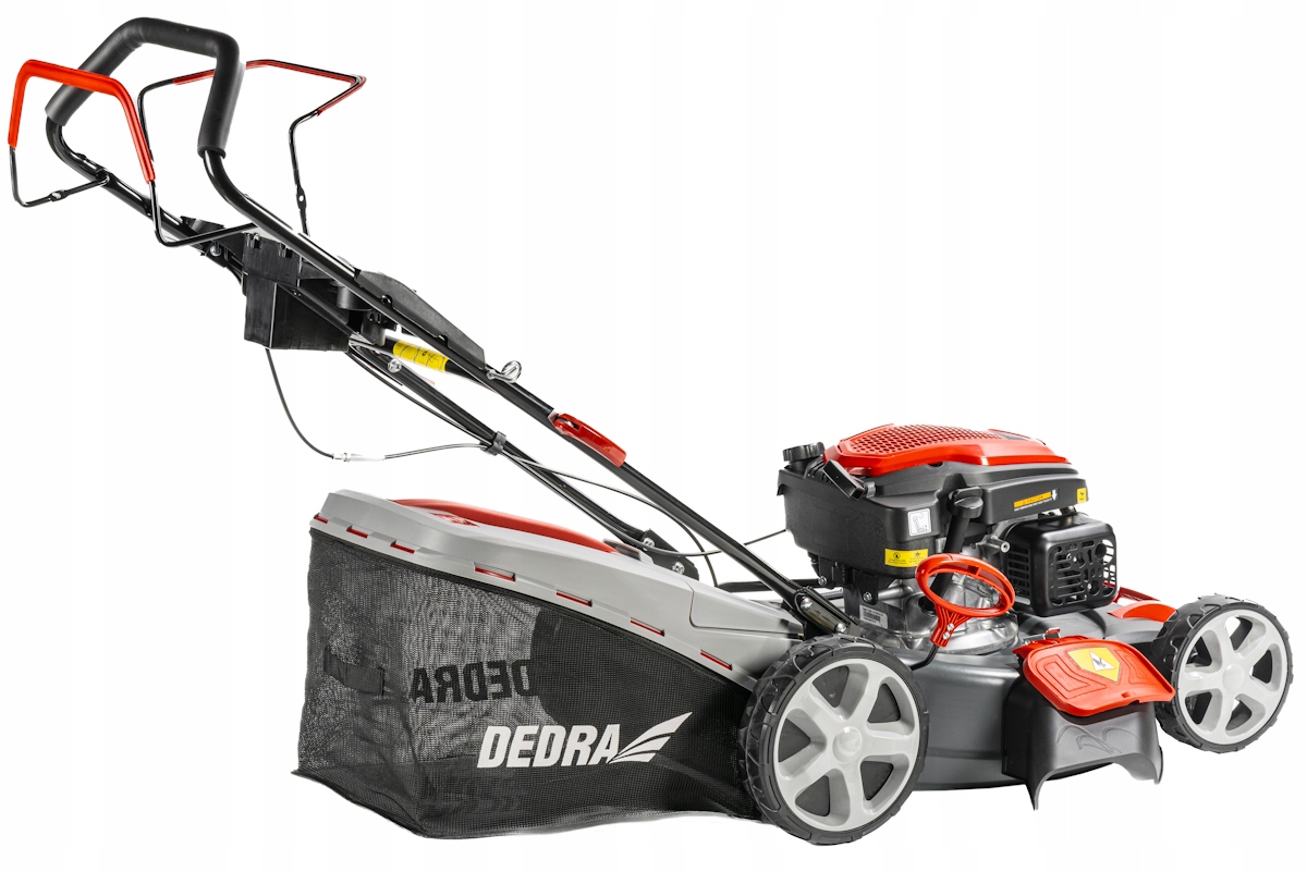 DEDRA KOSIARKA SPALINOWA 51CM NAPĘD LONCIN 196 CM3 4KW MIELENIE KOSZ 60L