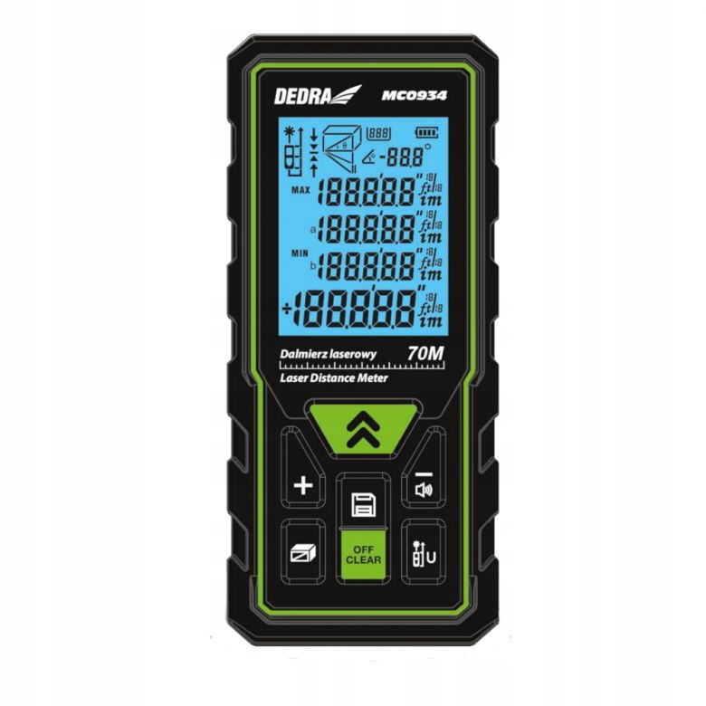 DALMIERZ LASEROWY 70m - Miernik Odległości DEDRA