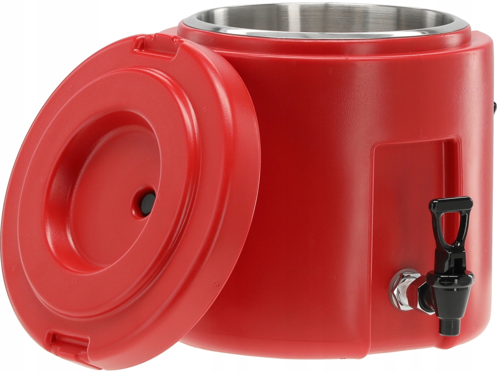 YATO TERMOS TRANSPORTOWY OKRĄGŁY Z KRANIKIEM 9L RED YG-09230