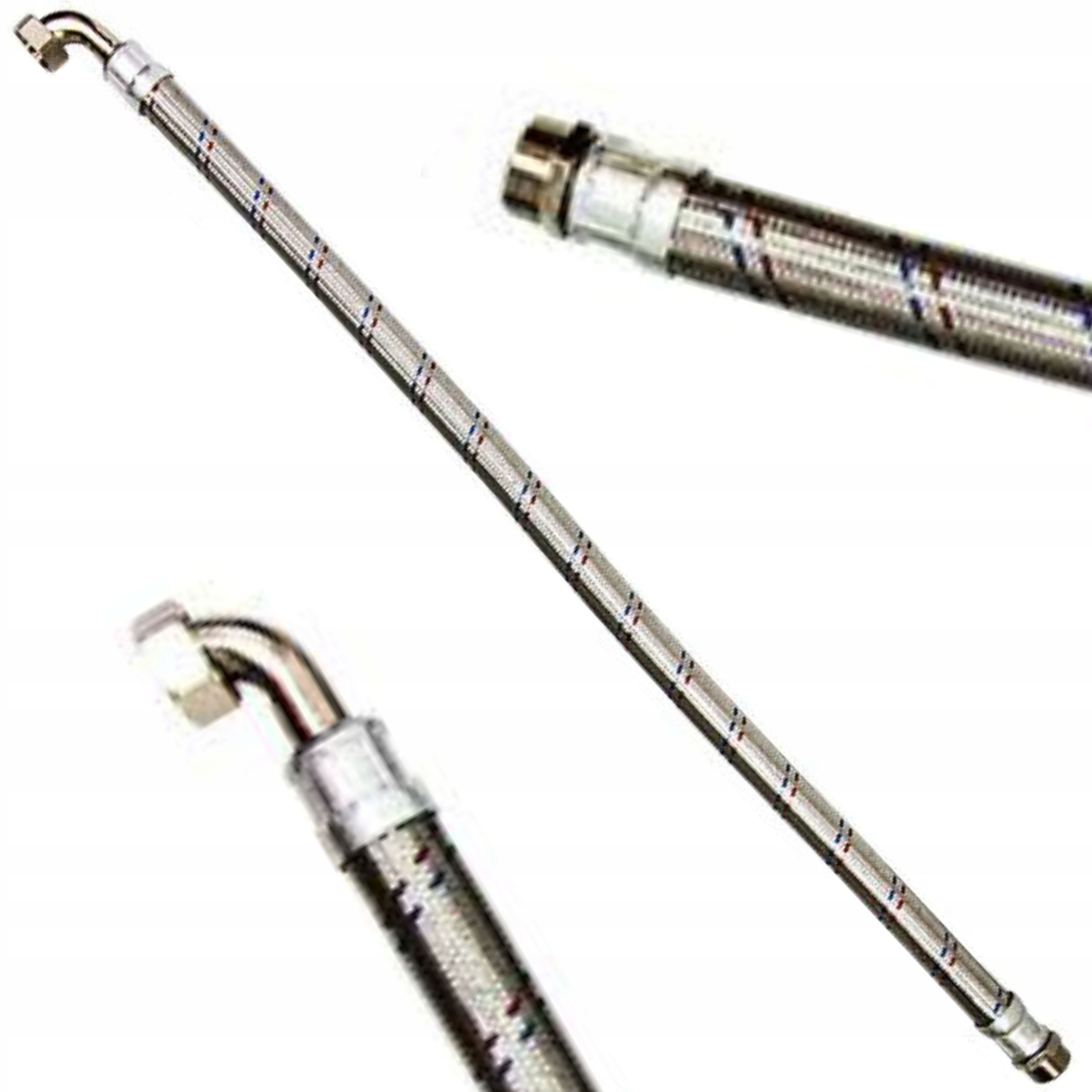 OMNIGENA WĄŻ ANTYWIBRACYJNY 1"x1" 100cm 1000mm Z KOLANKIEM DO POMP