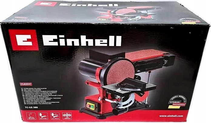 EINHELL STOŁOWA SIECIOWA SZLIFIERKA TAŚMOWO-TARCZOWA TC-US 380 4419257