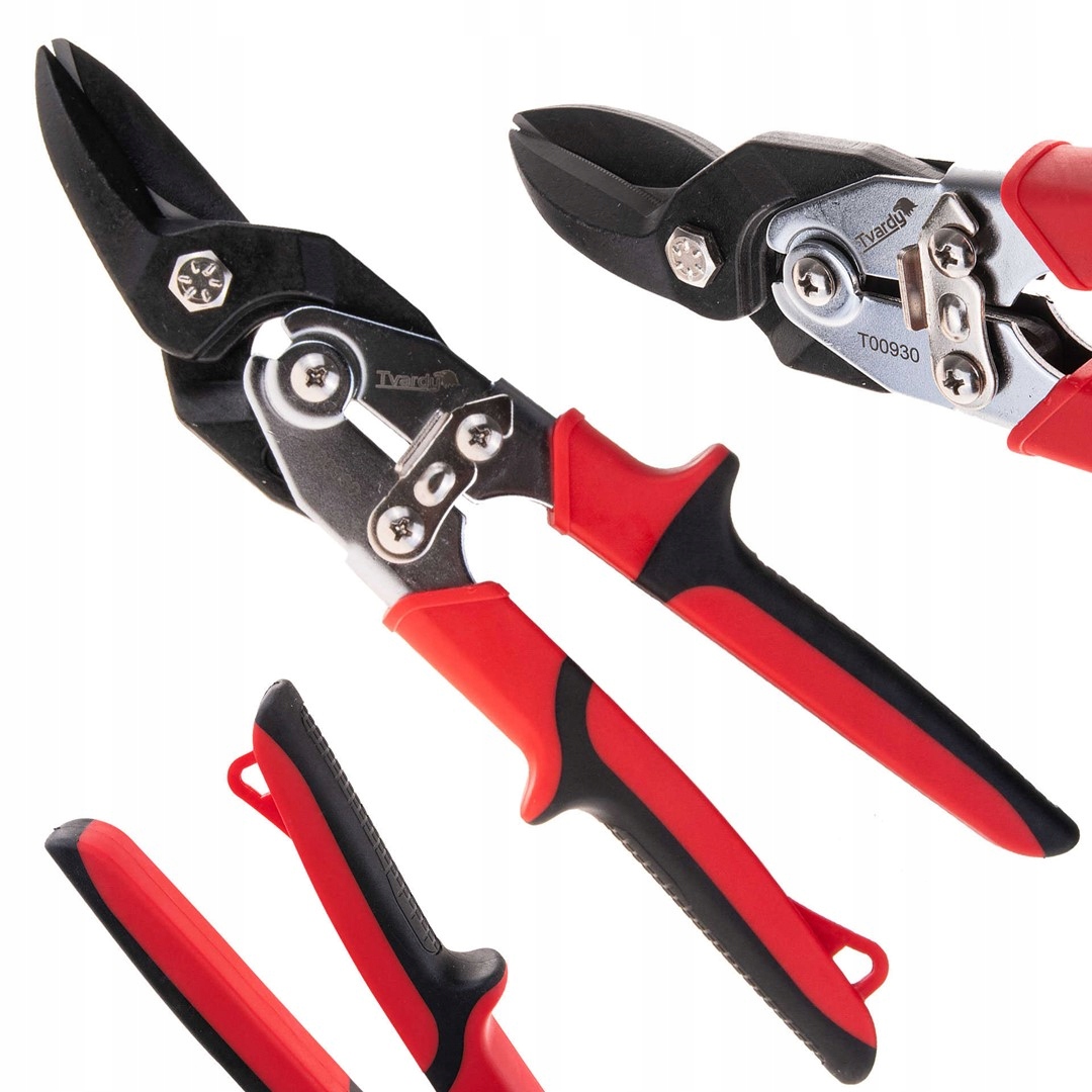 GEKO NOŻYCE DO CIĘCIA BLACHY STALI LEWE 250MM ZE STALI CRV TVARDY T00930