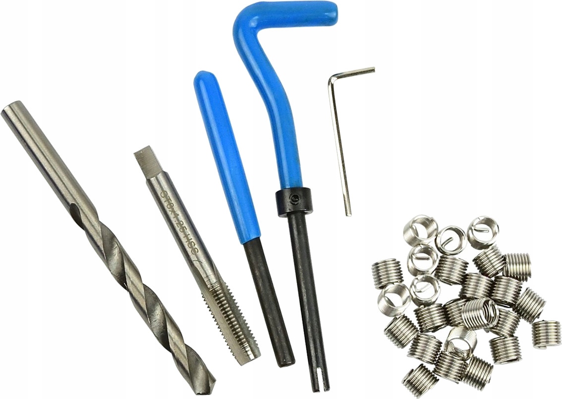 GEKO ZESTAW DO NAPRAWY GWINTÓW ZERWANYCH ŚRUB GWINTOWNIKI M6 WIERTŁA G02882