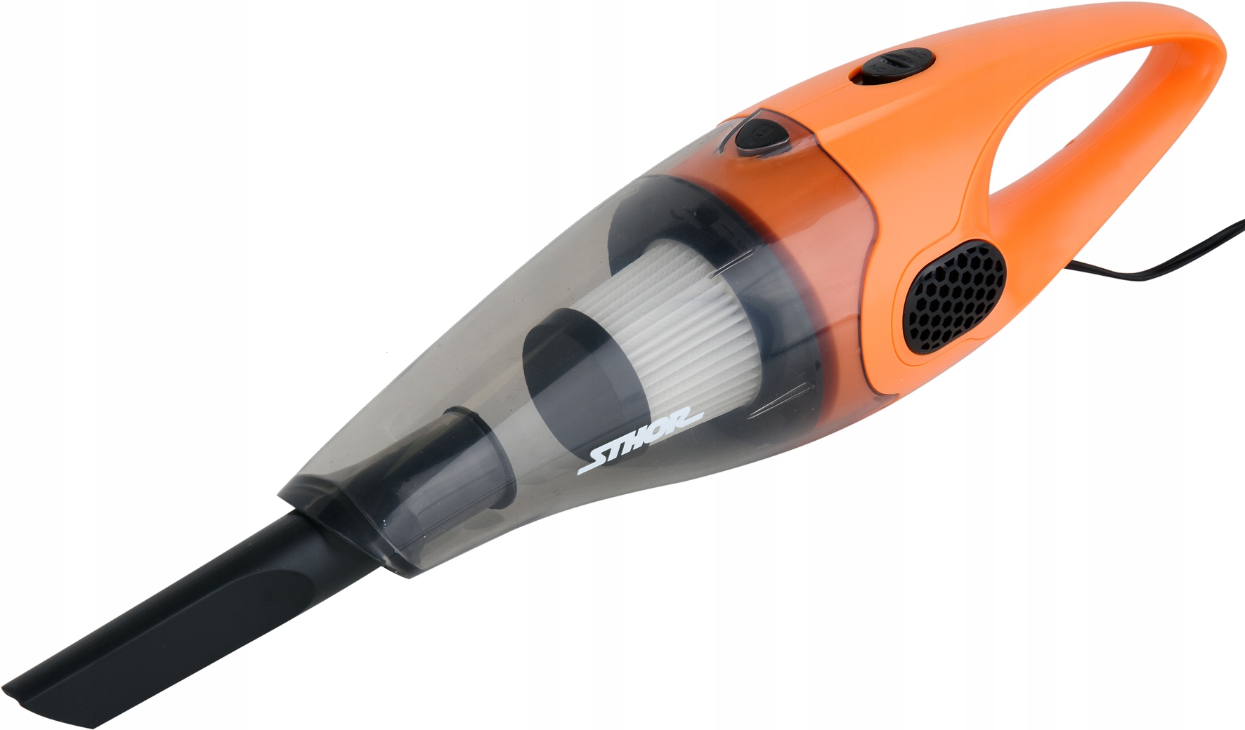 STHOR ODKURZACZ SAMOCHODOWY RĘCZNY BEZWORKOWY 12V 100W HEPA + TORBA 82952