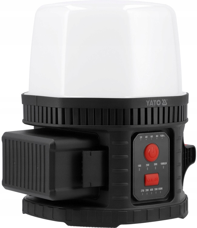 YATO REFLEKTOR PRZENOŚNY AKUMULATOROWY 18V SMD LED 10000lm 360° YT-829670