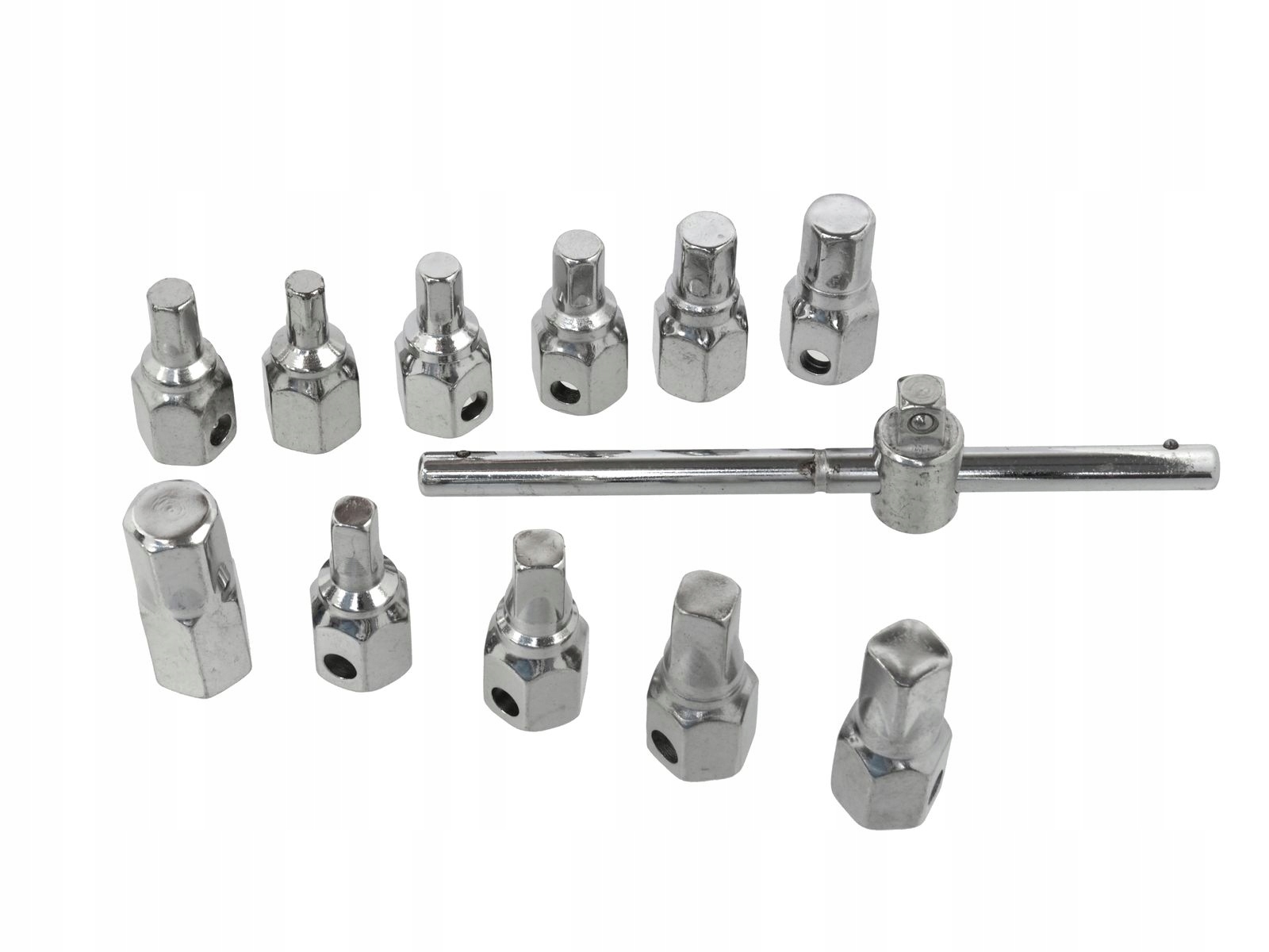 ZESTAW KLUCZY DO KORKÓW OLEJOWYCH 12SZT NASADKI