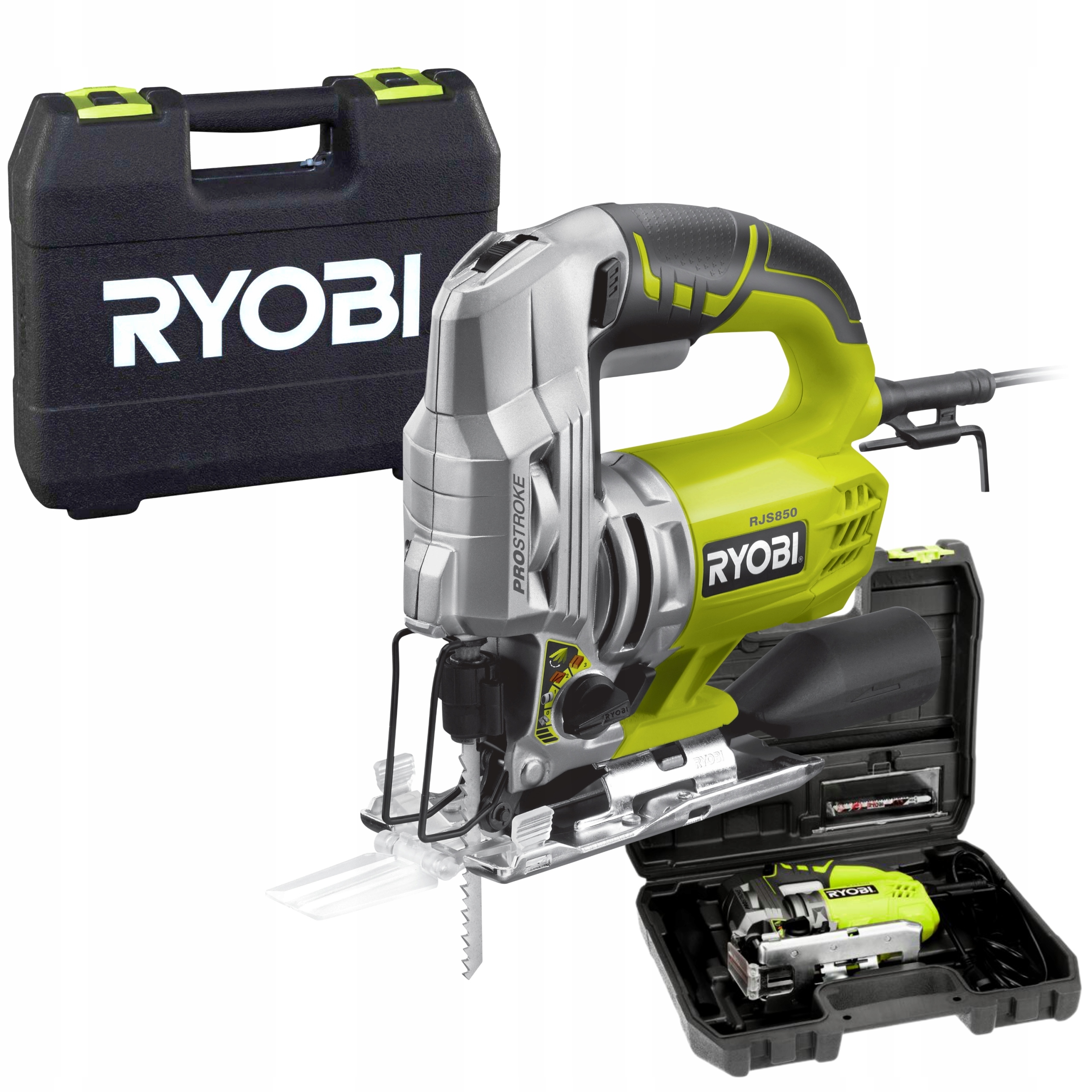 RYOBI WYRZYNARKA ELEKTRYCZNA 600W PIŁA RJS850-K REGULACJA OBROTÓW+ WALIZKA
