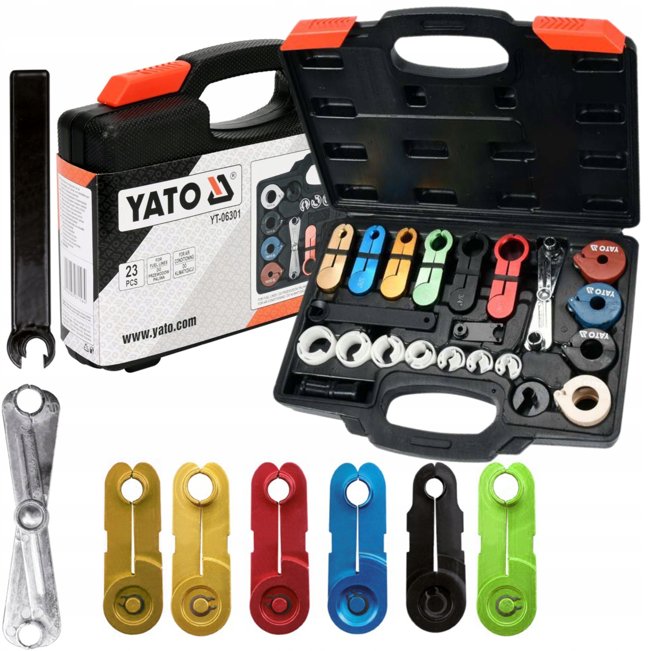 YATO ZESTAW DO ROZPINANIA PRZEWODÓW KLIMATYZACJI PALIWA YT-06301