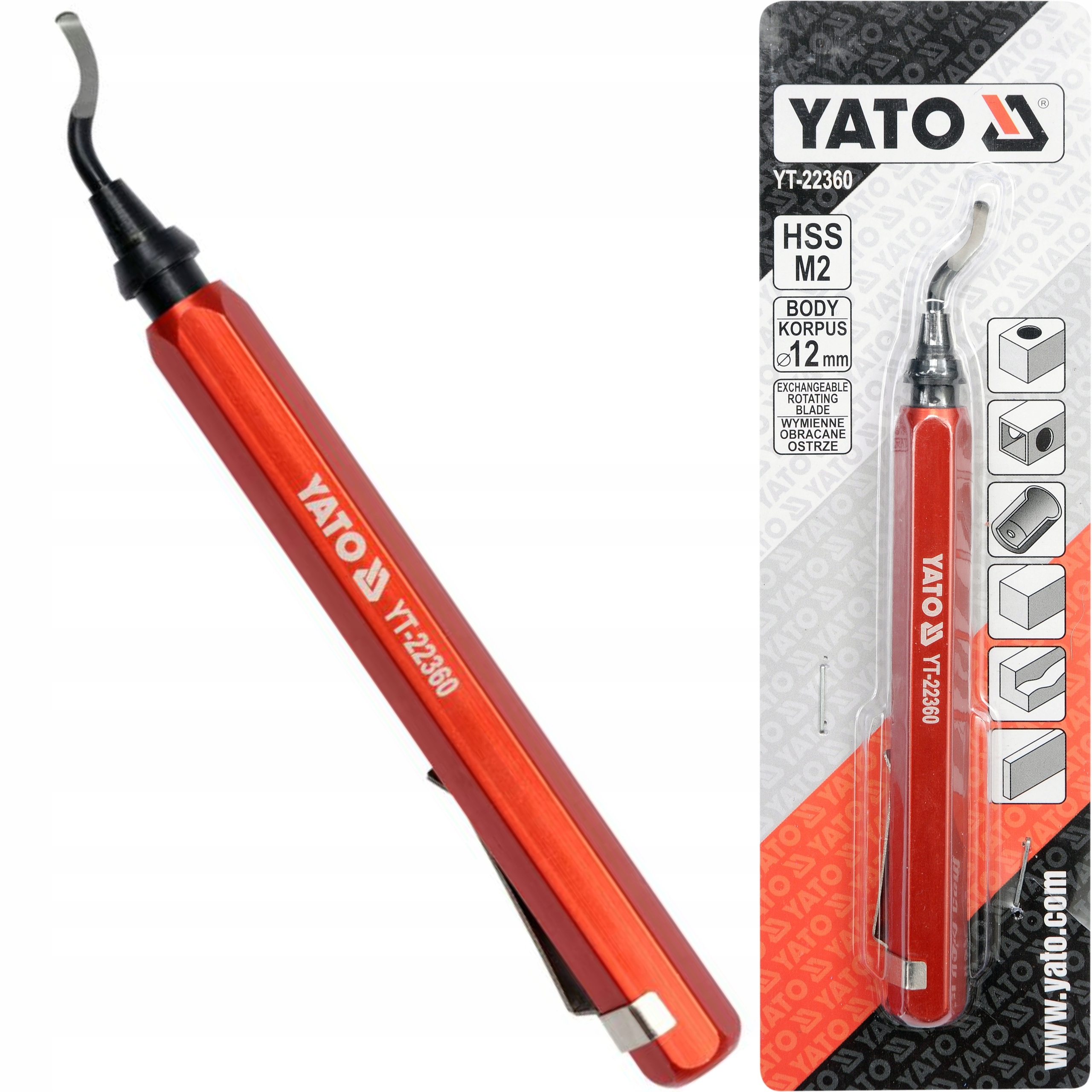 YATO GRATOWNIK GRADOWNIK Z WYMIENNYM OSTRZEM YT-22360