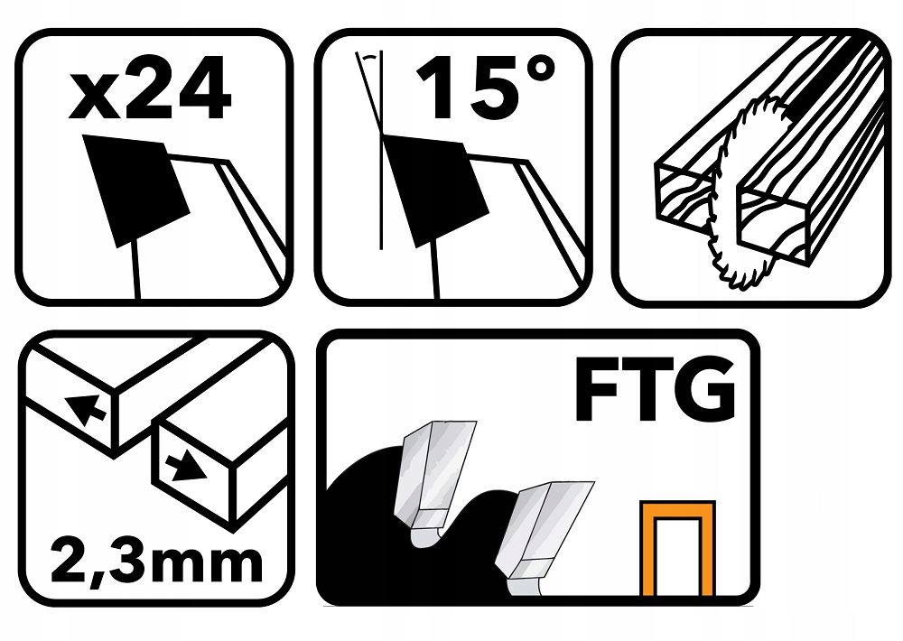 POWERMAT TARCZA WIDIOWA DO DREWNA 190x30 24z TDD-190x30x24Z