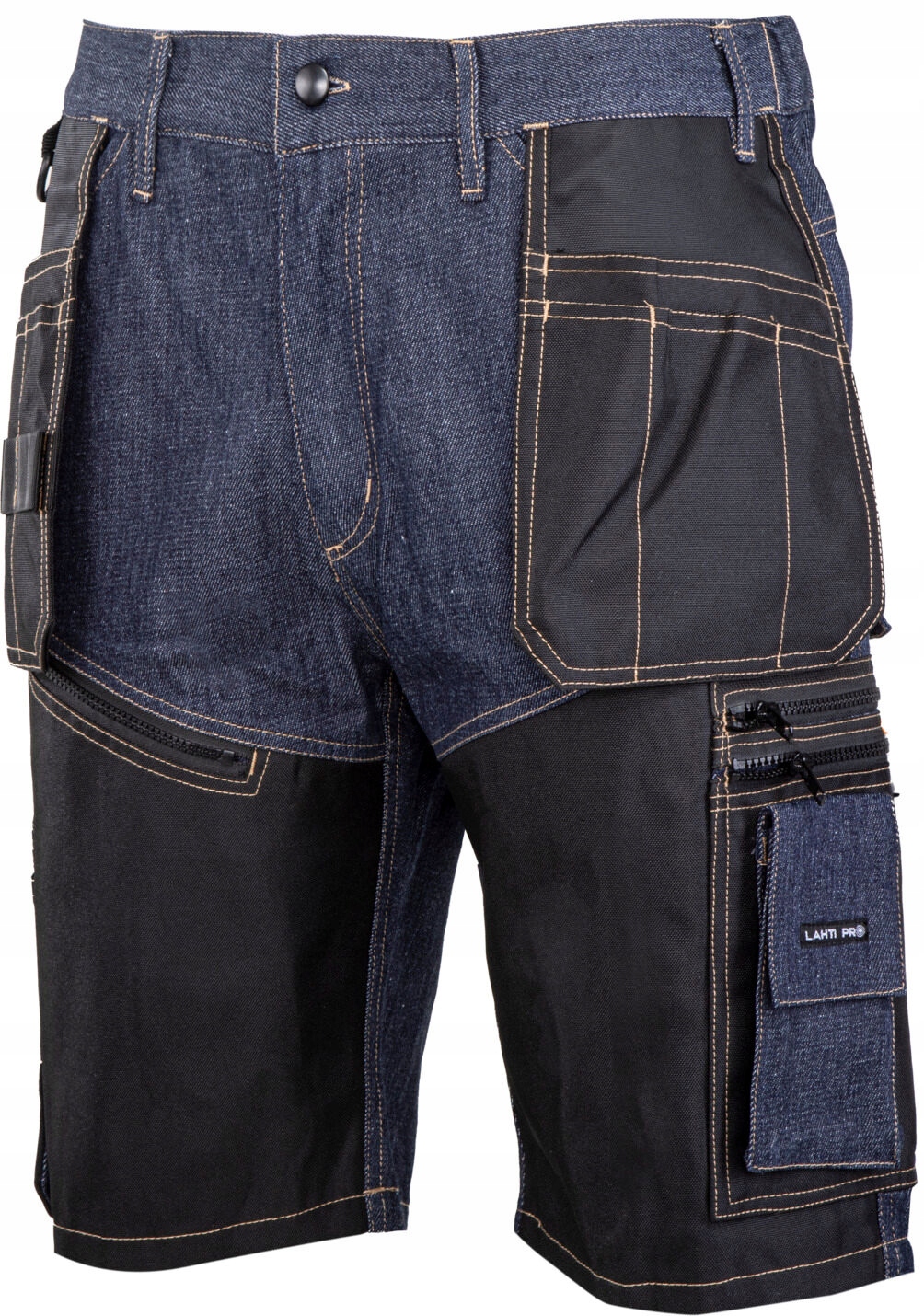 LAHTI PRO SPODENKI JEANSOWE KRÓTKIE NIEBIESKIE WZMOCNIONE L40709 r. XL