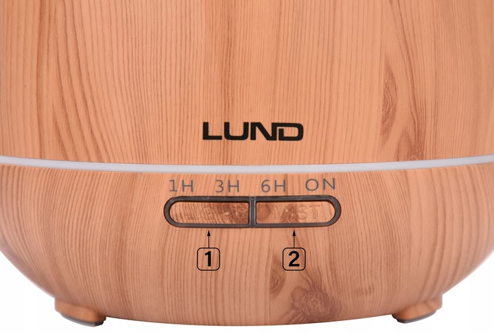 LUND DYFUZOR ZAPACHOWY NAWILŻACZ AROMATERAPIA 500ml LED + PILOT 66903