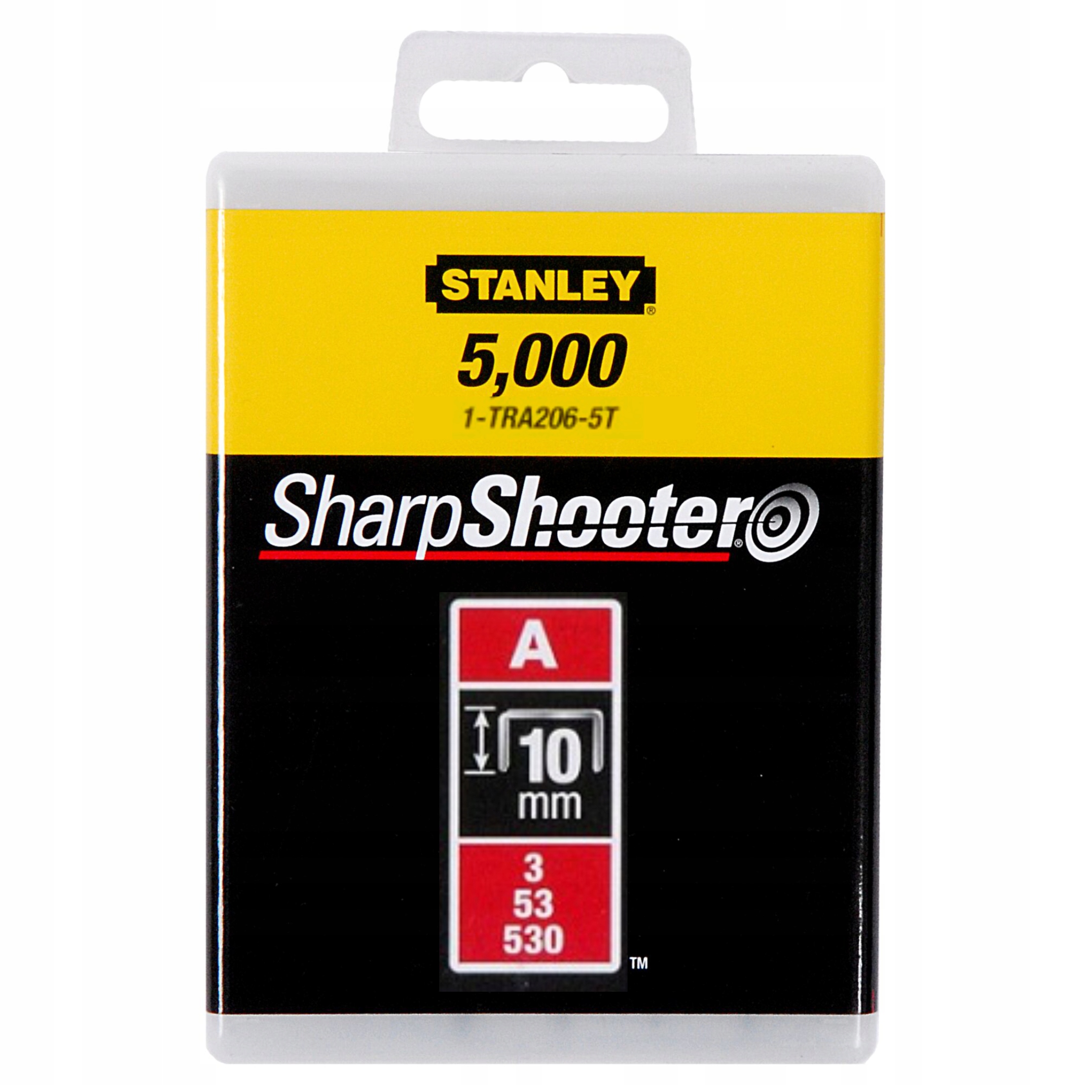 ZSZYWKI STALOWE ZSZYWKA TYP A 10mm 5/53/530 5000SZT STANLEY 1-TRA206-5T