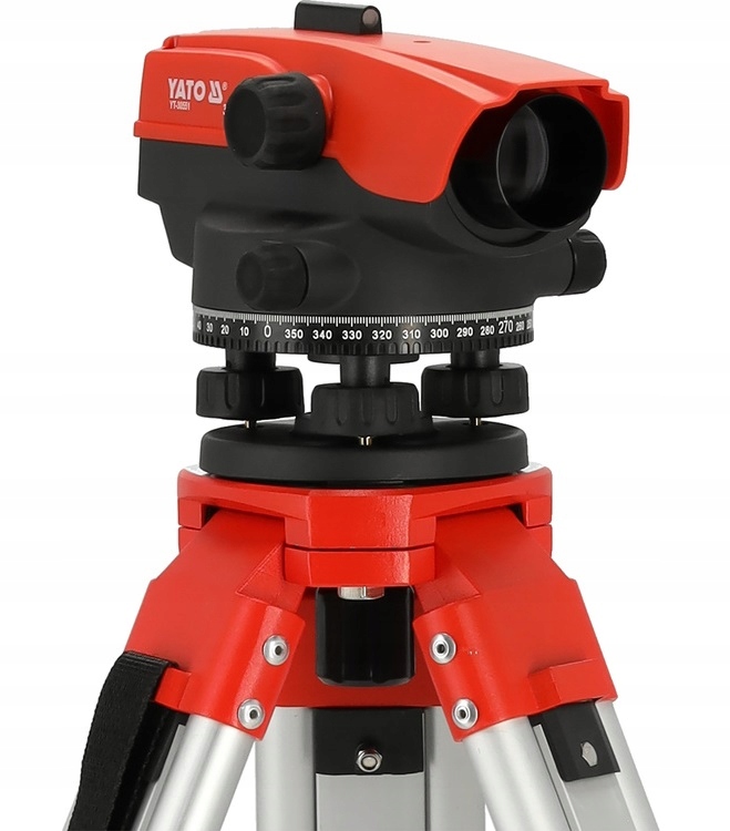 YATO ZESTAW NIWELATOR BUDOWLANY GEODEZYJNY 110m 32X IP66 + 5M ŁATA + STATYW