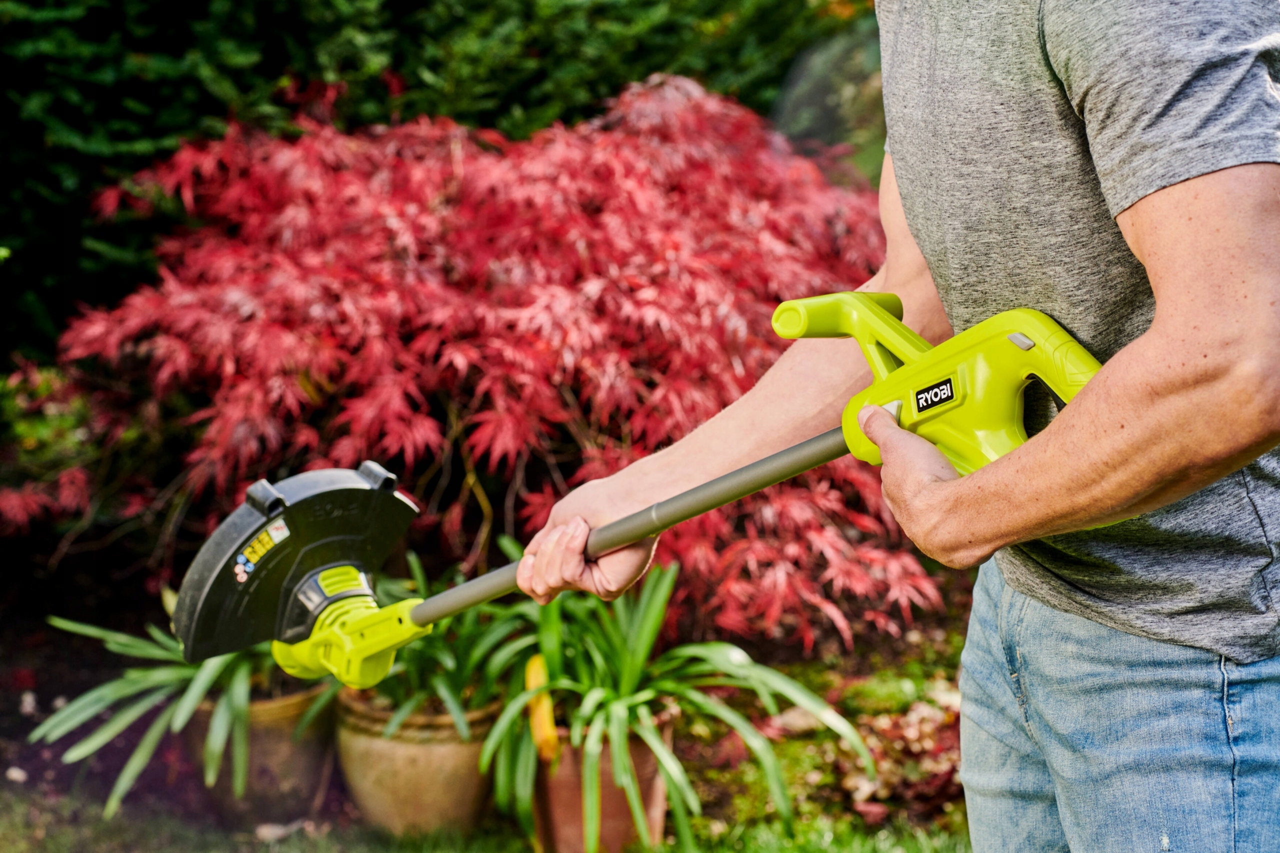 RYOBI AKUMULATOROWA PODKASZARKA RY18LT23A-120 +2Ah