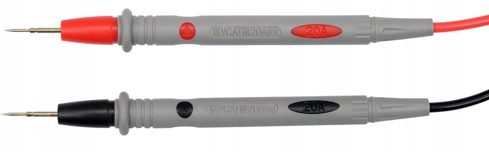 YATO SONDY POMIAROWE 120CM DO MIERNIKÓW CYFROWYCH OSTRE KOŃCÓWKI YT-73077
