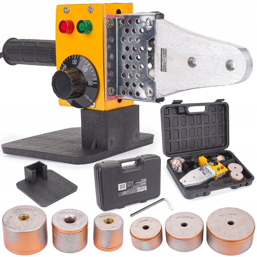 ZGRZEWARKA DO RUR PCV PP 1850W MATRYCE 20-63MM 6 SZT WALIZKA PM-ZGP-1500T2