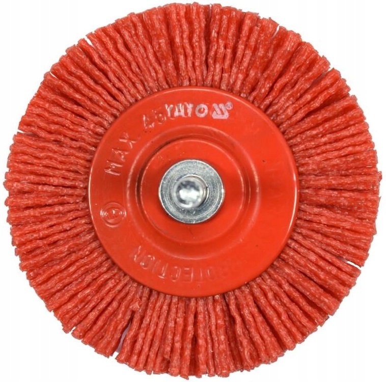 YATO SZCZOTKA ROTACYJNA TARCZOWA Z TRZPIENIEM 75MM DRUT Z NYLONU YT-47791