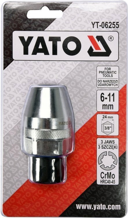 YATO WYKRĘTAK DO USZKODZONYCH ŚRUB I SZPILEK UDAROWY 6-11 mm YT-06255