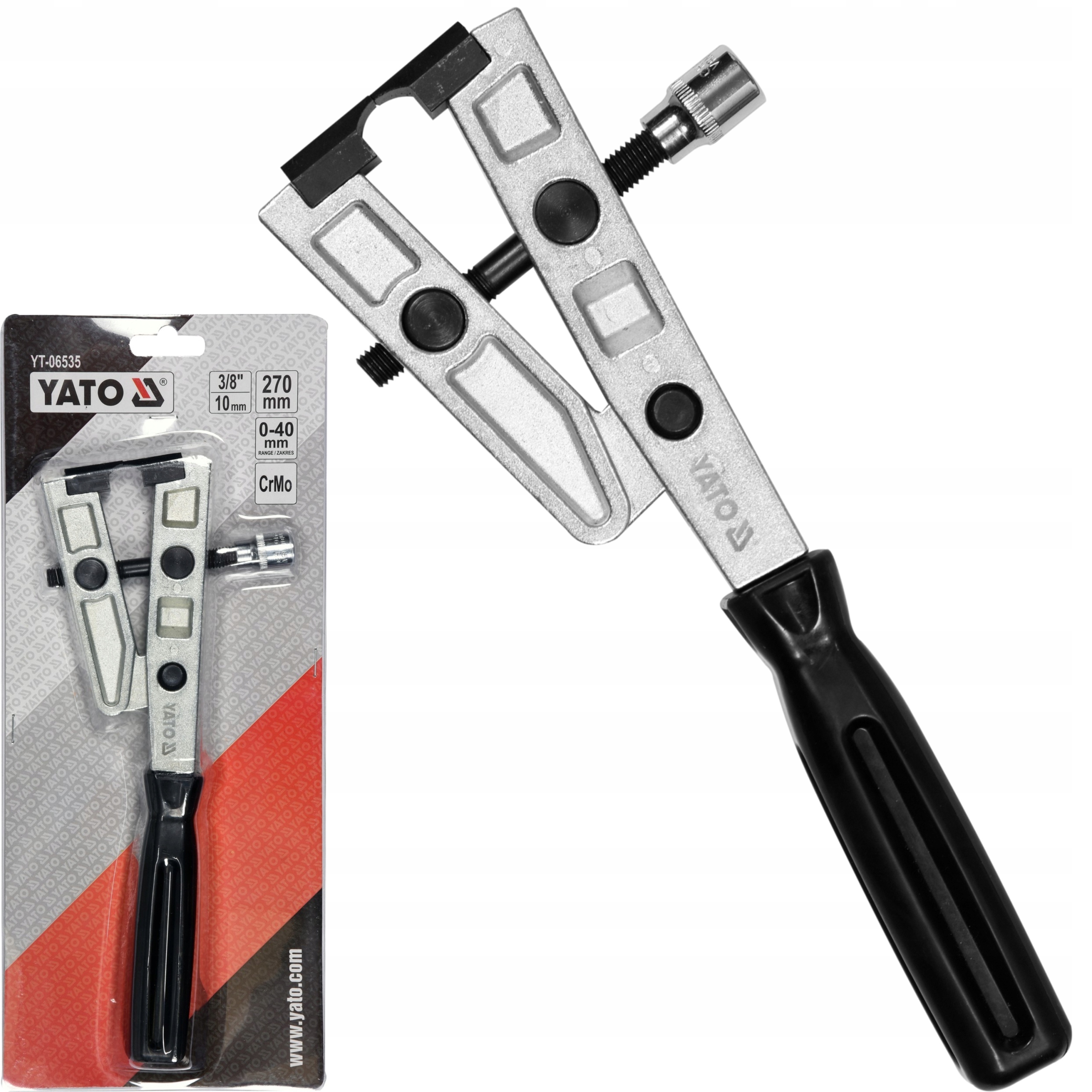 YATO SZCZYPCE PRZYRZAD DO ZACISKANIA OPASEK 3/8" 0-40mm OSŁON PRZEGUBÓW