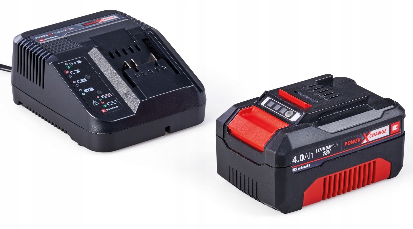 EINHELL SZLIFIERKA KĄTOWA 115mm 18V AKUMULATOR 4,0Ah ŁADOWARKA TC-AG 18/115