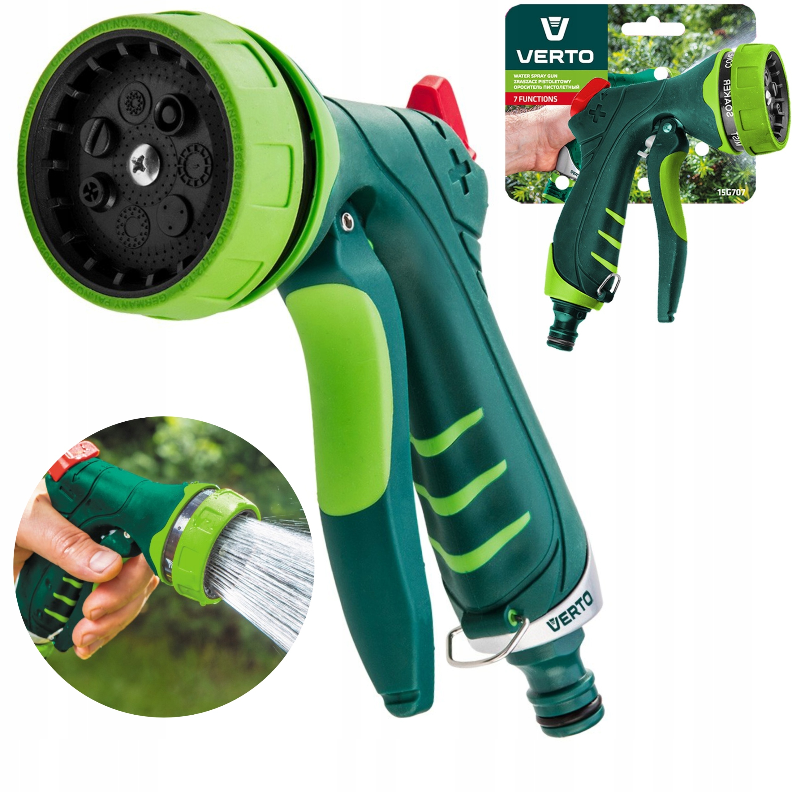 ZRASZACZ DO WODY WIELOFUNKCYJNY 7 FUNKCJI BLOKADA