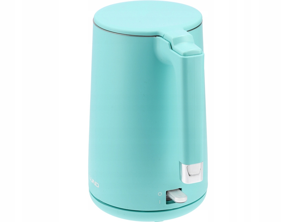 LUND CZAJNIK ELEKTRYCZNY LUND 2200W 1,5L TURKUSOWY PODWÓJNE ŚCIANKI 68208