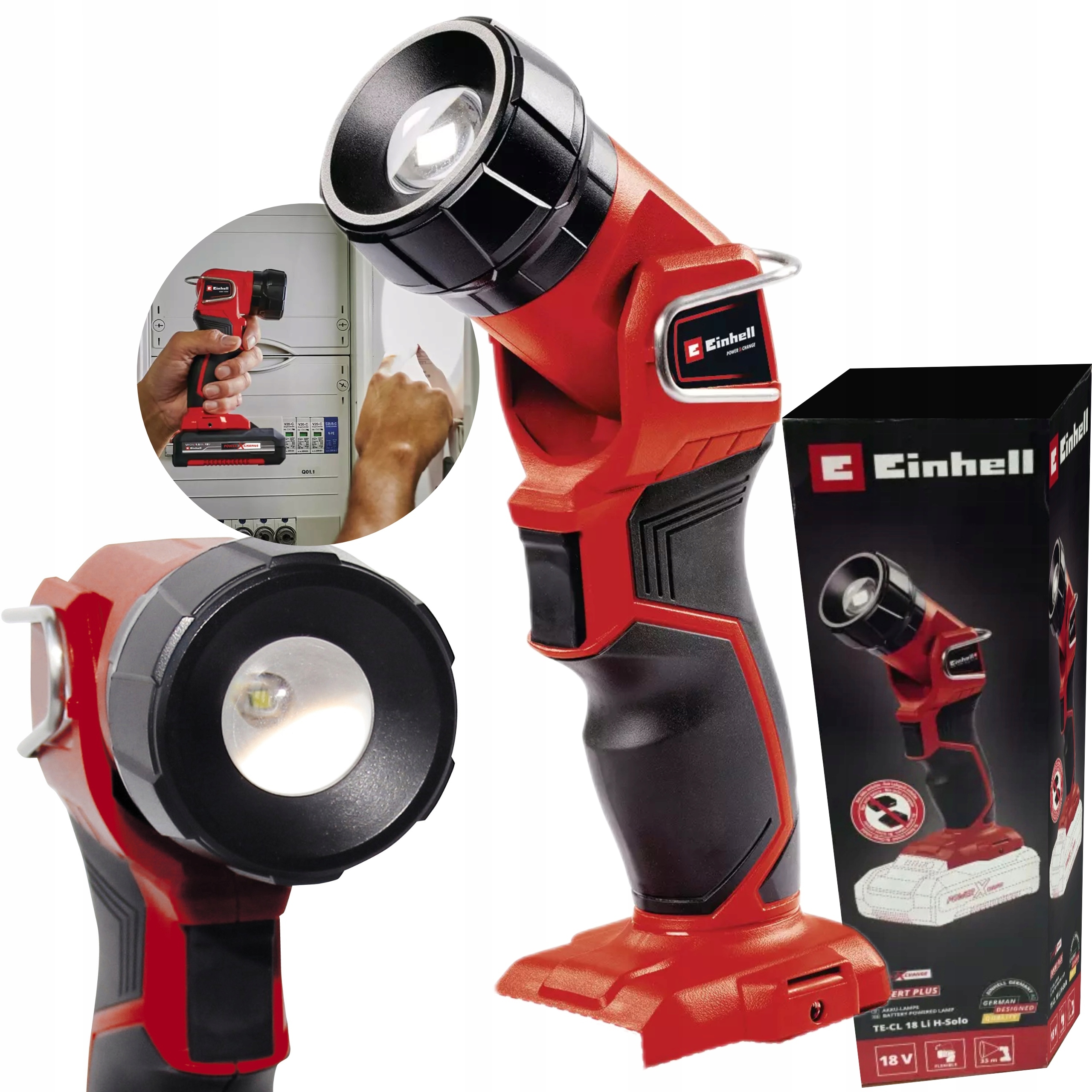 EINHELL LATARKA AKUMULATOROWA 18V LED 280lm TE-CL 18 Li H-Solo 4514130