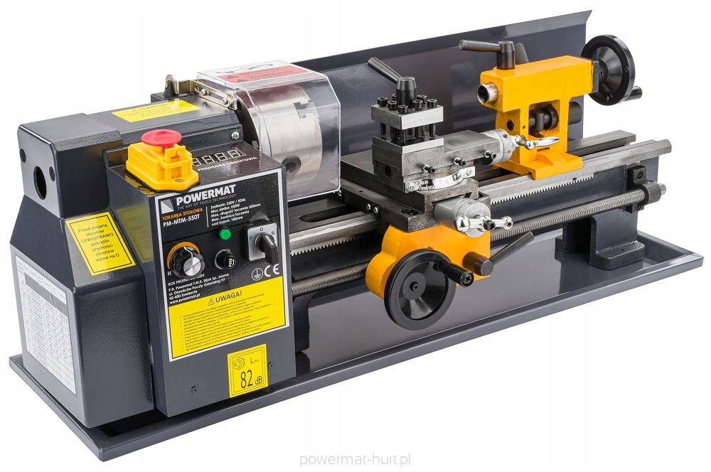 MINI TOKARKA STOŁOWA DO METALU DREWNA OBRABIARKA 0-2500 obr./min +AKCESORIA